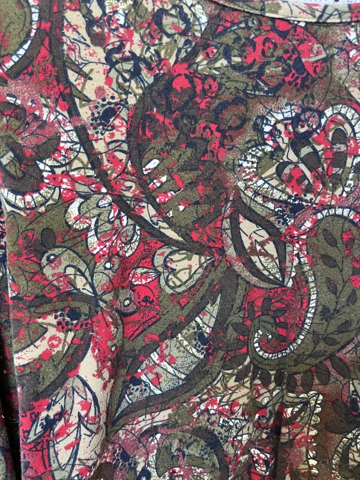 LOTE DE 3 Camisas Mountain Lake Pequeñas Manga Larga, Mismo Patrón Paisley en Colores Foto 2 de 4