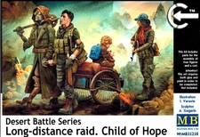 MB MASTER BOX 1:35 KIT SOLDATI LONG-DISTANCE RAID. CHILD OF HOPE   MB35250