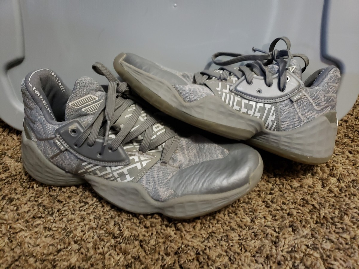 Adidas Harden Vol. 4 Grey Sneakers Amazon.com | Adidas Mens Harden Vol 4 EF9928 - Size 12.5  main image 2