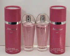 2 pk Parfums Rivera Amorour Paris eau de parfum 3.4 fl oz each