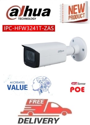 Dahua IPC-HFW3241T-ZAS 2MP IR Vari-focal Bullet WizSense Network camera NEW
