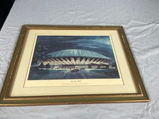 Vintage Framed University of Illinois Francis Chase Assembly Hall Construction