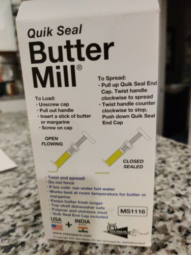 2 -- Quik Seal Butter Mill®s Clear - package slightly damaged - Picture 3 of 4