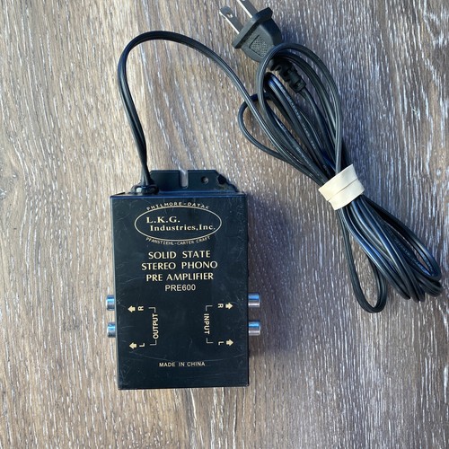 Solid State Stereo Phono Pre Amplifier LKG Industries PhilmoreDatak