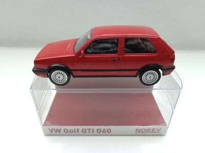 + VOLKSWAGEN VW Golf 2 GTI G60 Modellauto NOREV in 1:43 ++ rot +++ 840062