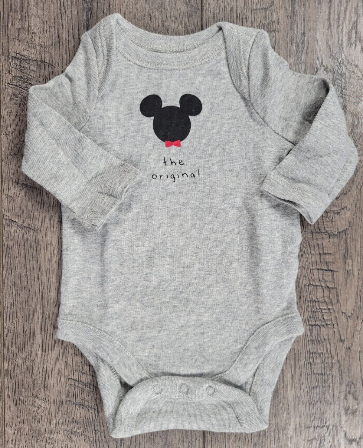Baby Boy Girl Clothes Nwot Gap Disney Preemie 7lbs Gray Original Mickey Bodysuit Ebay