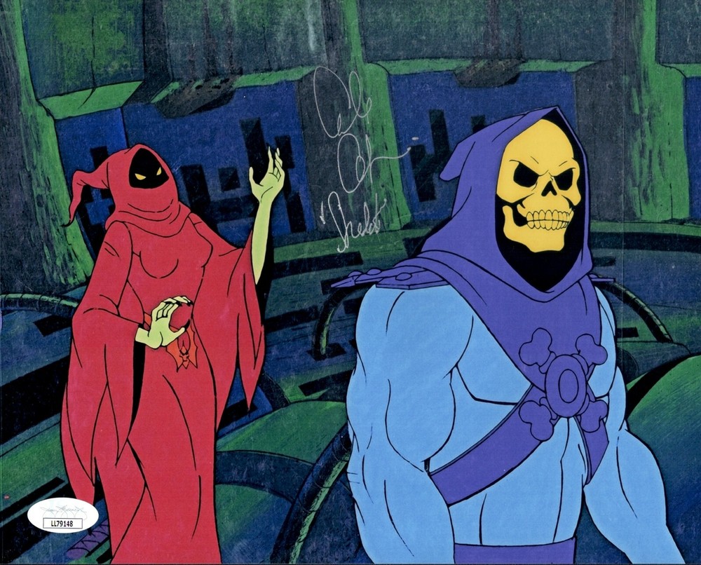 ALAN OPPENHEIMER Signed Master of Universe SKELETOR 8x10 Photo JSA COA Cert