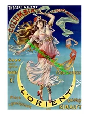Vintage Art Nouveau Print #8  - Poster in 6 Sizes