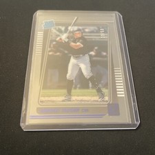 2021 Chronicles Clearly Donruss Rated Rookies Blue /50 Andrew Vaughn Rookie RC