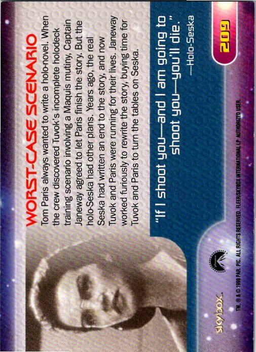 1999 Skybox Star Trek Voyager Closer To Home - PICK / CHOOSE YOUR CARDS - Picture 59 of 157