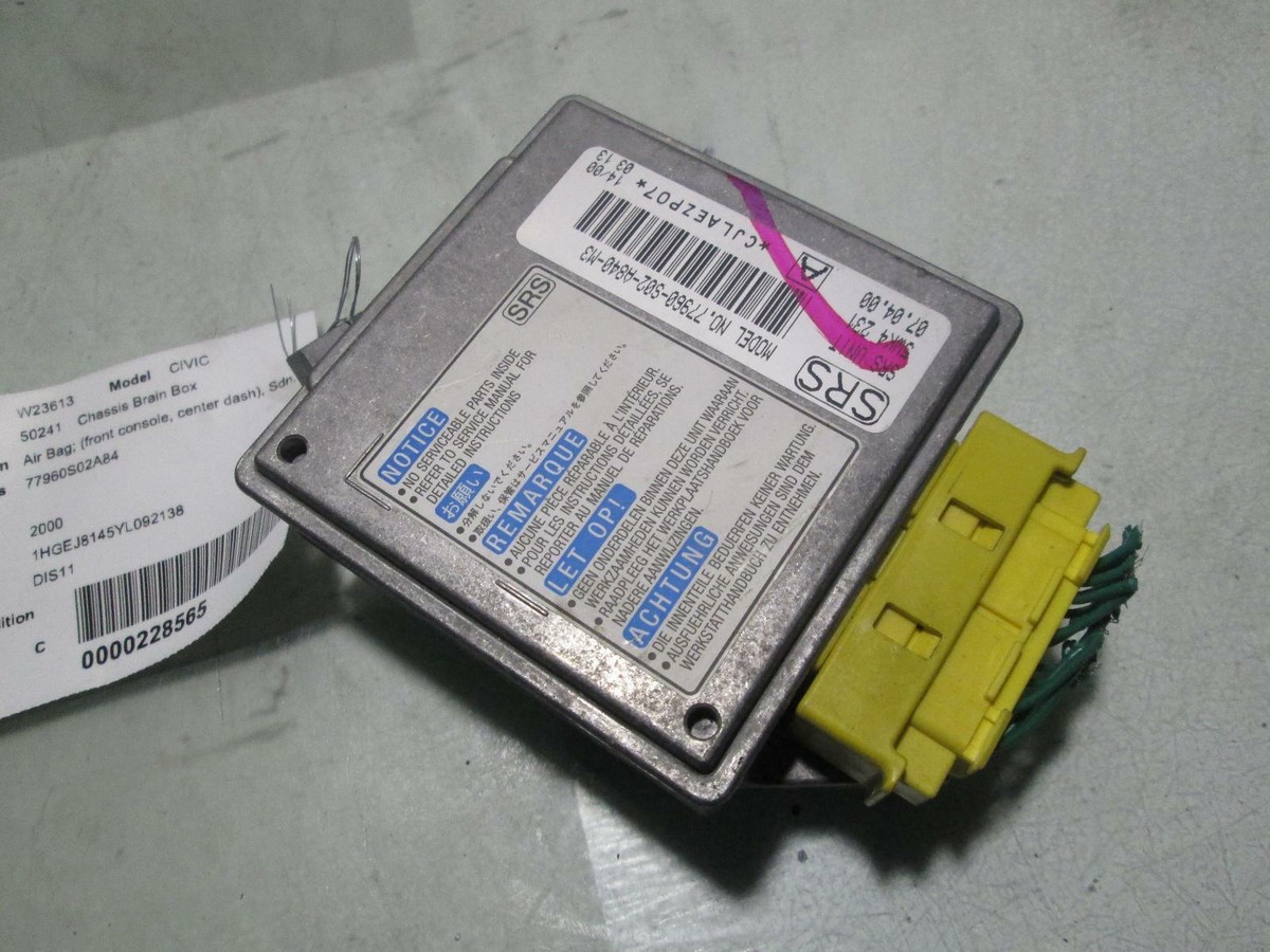 SRS Module Replacement Car Will Not Start HondaTech Honda, 55 OFF