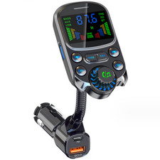Wireless Car Bluetooth U Disk TF Card Handsfree USB Fast Charging FM Transmitter