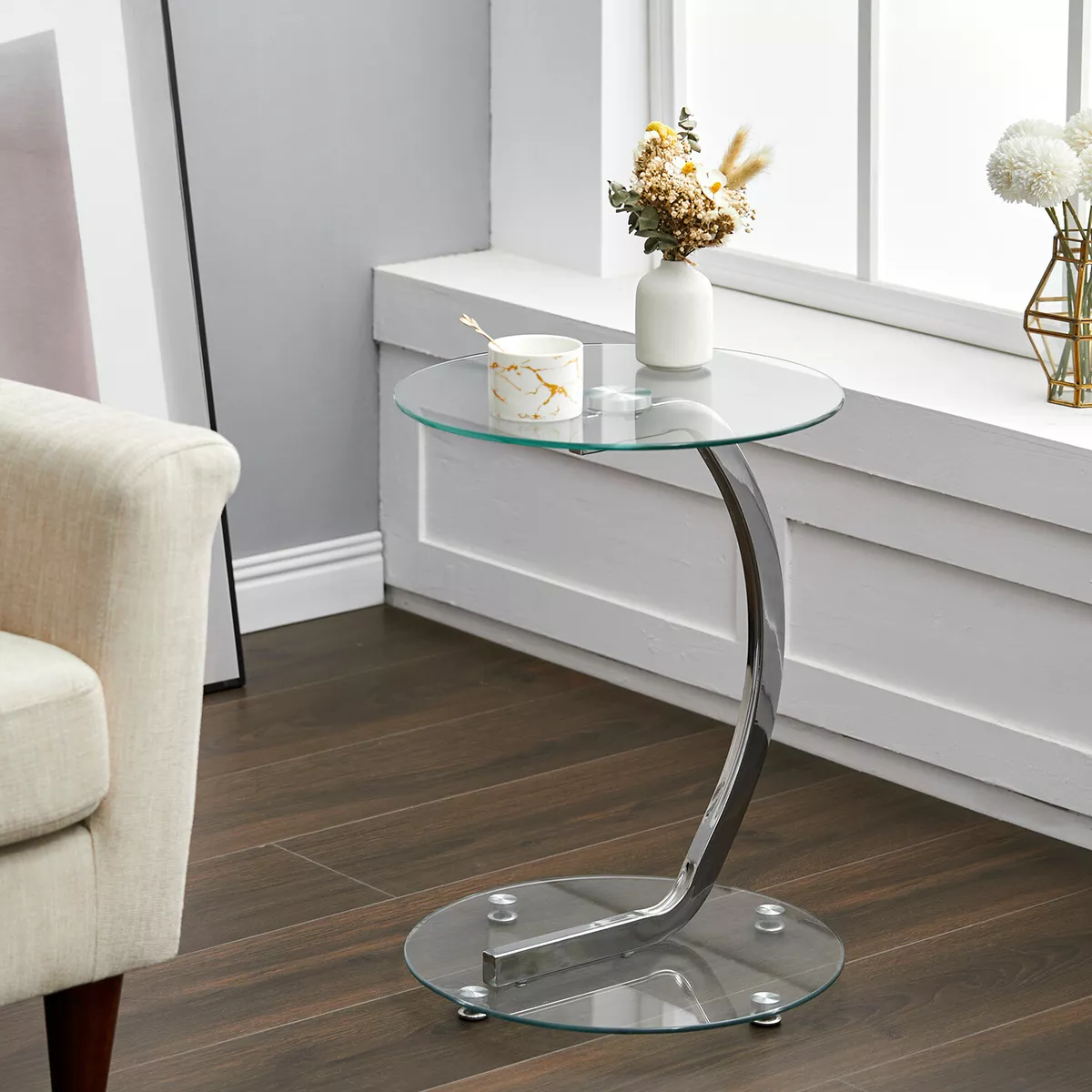 Living spaces coffee table glass outlet