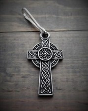 Bravo Bells Celtic Cross Zipper Pull Ride Biker Accessory Gift Charm BZP-21 USA