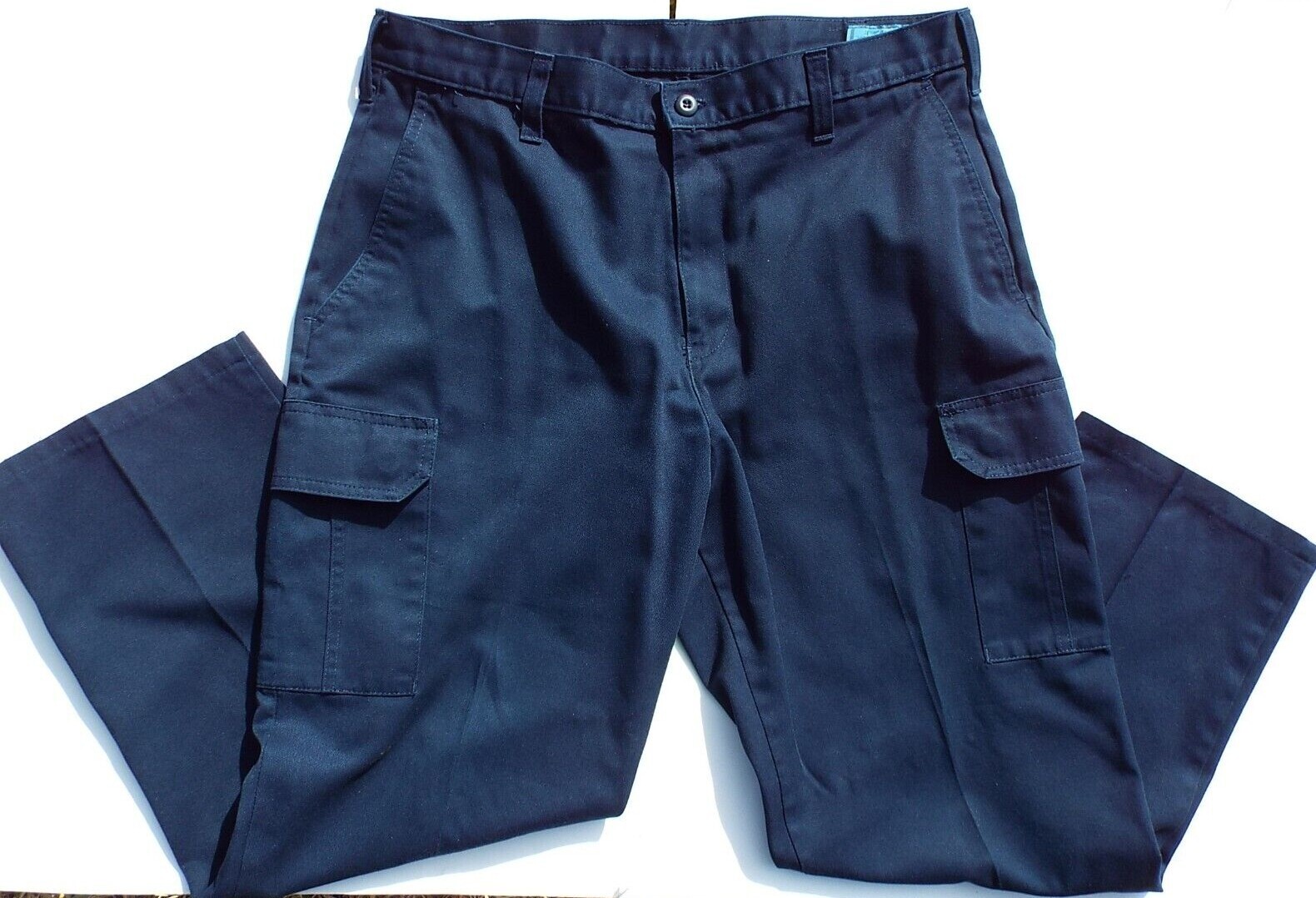 Cintas Comfort Flex Men's Navy Blue Cargo Work Pants … Gem