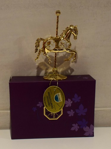 CHROME PLANE PRAM BUS CAR HORSE ORNAMENTS VESPA WITH SWAROVSKI SPECTRA CRYSTALS - Picture 23 of 26
