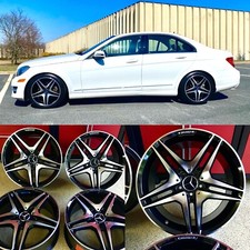 Black Edt Mercedes 18 Inch Rims Wheels Set4 New 188.5 Fits E350 E300 E550 Amg Black Edt Mercedes 18 Inch Rims Wheels Set4 New 188.5 Fits E350 E300 E550 Amg