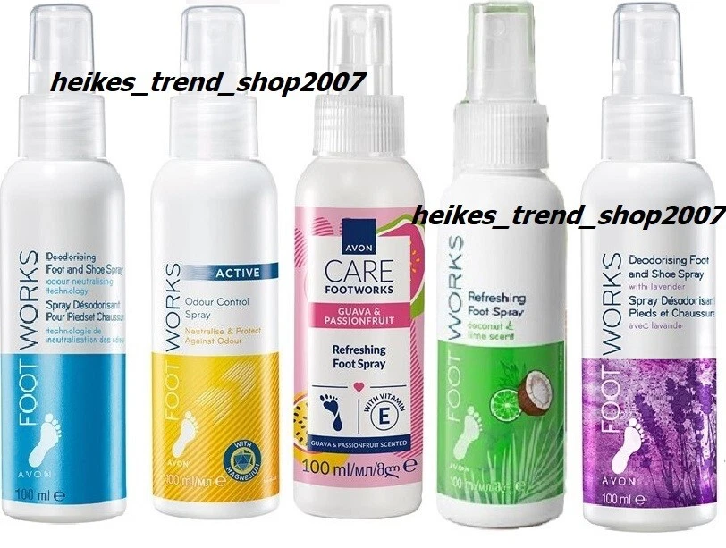Avon Foot Works Fußspray 100 ml zur WAHL kühlend erfrischend desodorierend