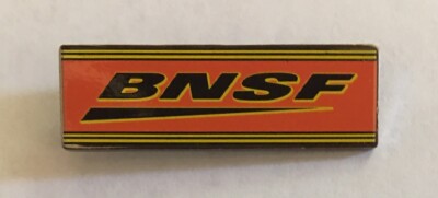 Railroad Hat-Lapel Pin/Tac -Burlington Northern Santa Fe (BNSF) Orange #1743-NEW