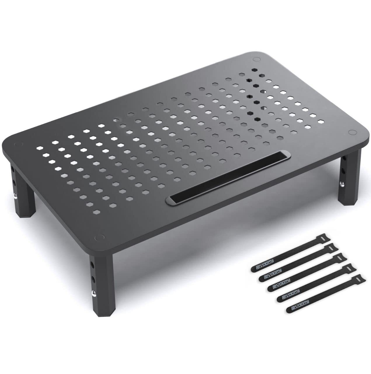 Monitor Stand Riser - Upgraded for Faster Productivity Anti-Skid HD Hexagonal-image