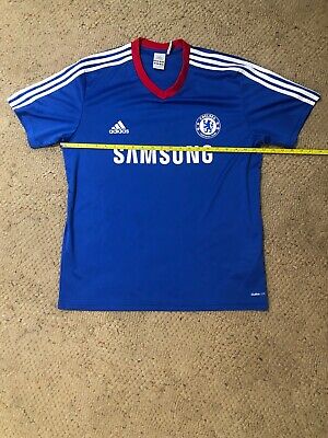 ADIDAS Chelsea Soccer Football Jersey Samsung Blue/Red ADIDAS Chelsea Soccer Football Jersey Samsung Blue/Red