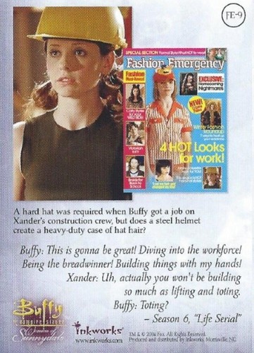 Buffy the Vampire Slayer - WOMEN OF SUNNYDALE - single trading cards - Picture 186 of 192
