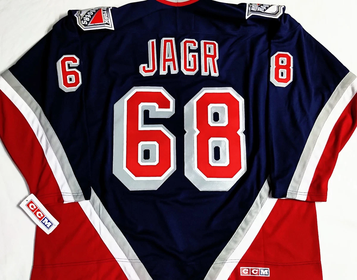 Vintage New York Rangers Jaromir Jagr CCM Hockey Jersey, Size