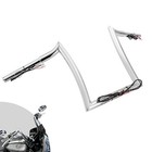 12'' Pre Wred Ape Hanger Handlebar Bagger Chrome For Harley FLTRU FLTRXS 15 23