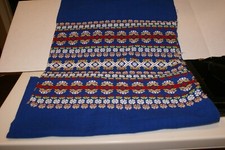 Embroidered Fabric TULLE MULTI COLORED 35" X 35"