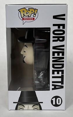 V For Vendetta Funko POP Vinyl Figure 10 & Protector Movies Hugo