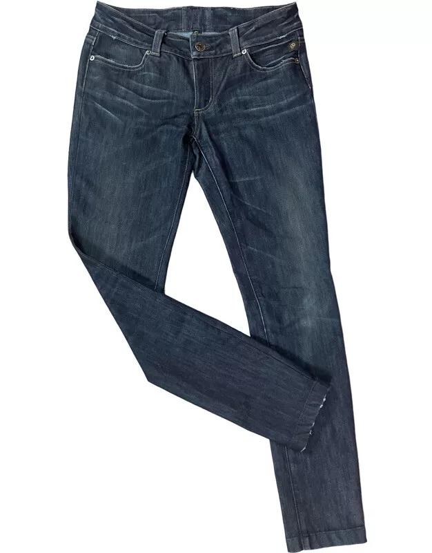 SERFONTAINE ЖЕНЩИН ЭЛАСТИЧНОЙ FOX ДРЕНАЖ ТРУБЫ ЗВЕЗДНОЙ ПЫЛИ СТИРКА ##W36685SD РАЗМЕР 27 L30 W - Изображение 2 из 4