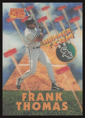 #ad #ad 1995 Sportflix #HT2 Frank Thomas 3D Hammer Team $1.99