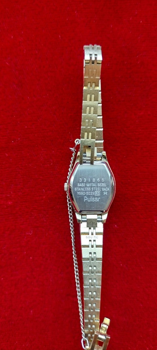 VTG. Pulsar By Seiko Ladies Quartz Gold Tone Wristwatch  display picture 3