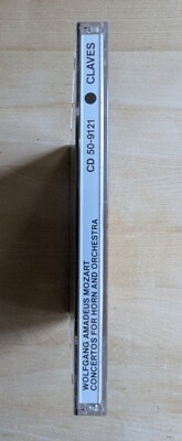 BRUNO SCHNEIDER MOZART: HORN CONCERTOS NEW CD Claves Swiss Import