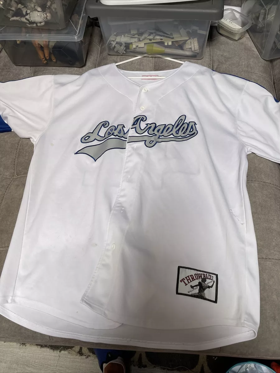 los angeles dodgers throwback jersey