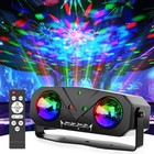 Amosamz Disco Lights Sound Activated Party Light Disco Ball Star Dance MHseAtic