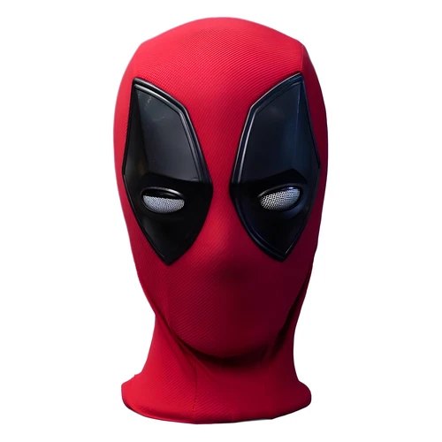 Máscara facial completa Deadpool 3 control remoto luz ojos móviles casco accesorios para disfraces - Imagen 5 de 7