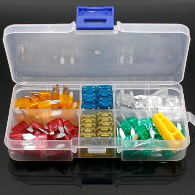 Car Boat Truck Blade Fuse Box Assortment 5A 10A 15A 20A 25A 30A Accessories Kit