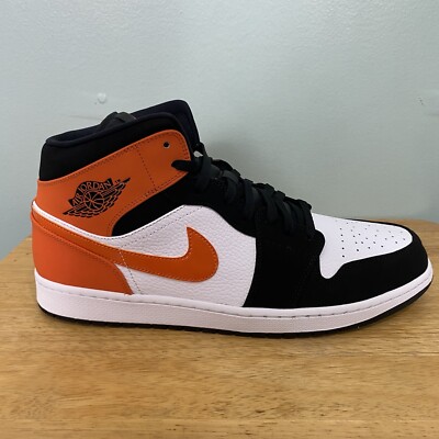 Nike Air Jordan 1 Mid Black Starfish Shattered Backboard Sz 14