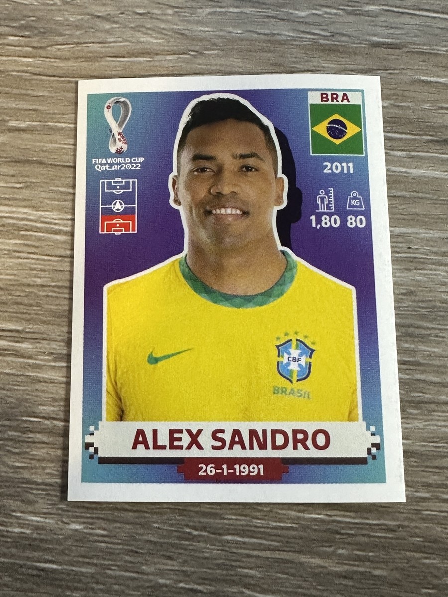 Alex Sandro 2022 Panini FIFA World Cup: Qatar Soccer #BRA5 Brazil