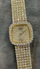 Piaget Ladies 18k Diamond Covered Watch 