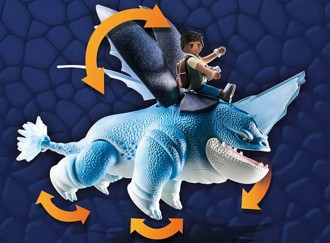 Lego Train Playmobil 71082 - Dragons Nine Realms: Plowhorn & D