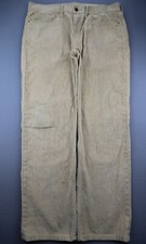 Men's 2014 Levi's 514 Straight Fit Corduroy Pants Beige Stretch Size 36x30