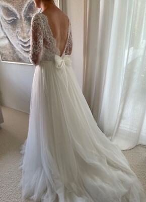 Brautkleid Rosa Clara neuwertig Corfu Gr.40