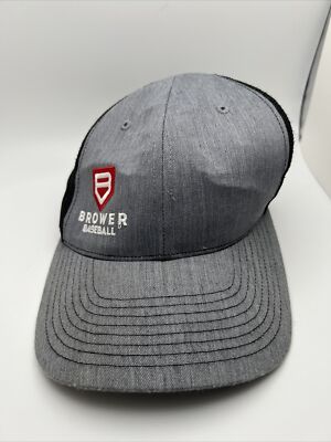 Brower Baseball Cap Trucker Style Vintage SnapBack Richardson Hat.  GR19