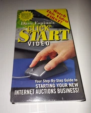 Dave Espino's CLICK START VIDEO Internet Auctions Business VHS Tape NEW