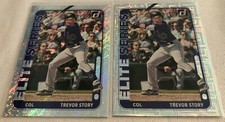 2021 Donruss Baseball Trevor Story Colorado Rockies Elite Series Lot (2) #ES9