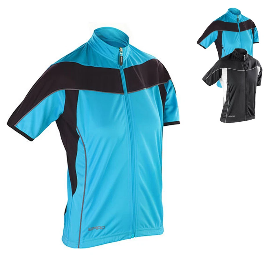 Result Spiro Damen Zip Top Rad Fahrradshirt Sport Jacke 34 36 38 40 42 RT188F