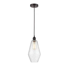 Innovations Edison Cindyrella 7" 1 Light Mini Pendant, OB - 616-1P-OB-G654-7