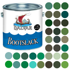 Halvar PU Bootslack GLÄNZEND Grün RAL 6000 - 6037 Yachtlack Metall & Holz